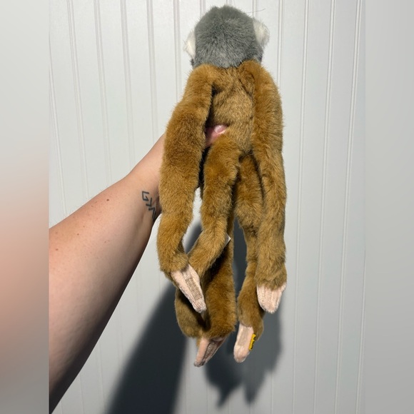 Wild Republic Vintage 17” Hanging Monkey Plush K&M Brown - Picture 2 of 3